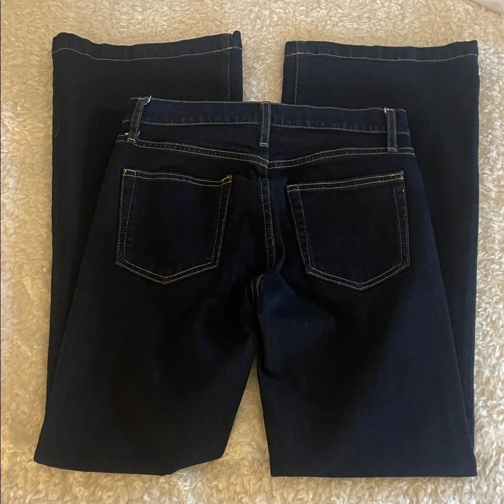 GAP 1969 Women’s Authentic Flare‎ Jeans 27S 30”Inseam Dark Rinse Low Stretch